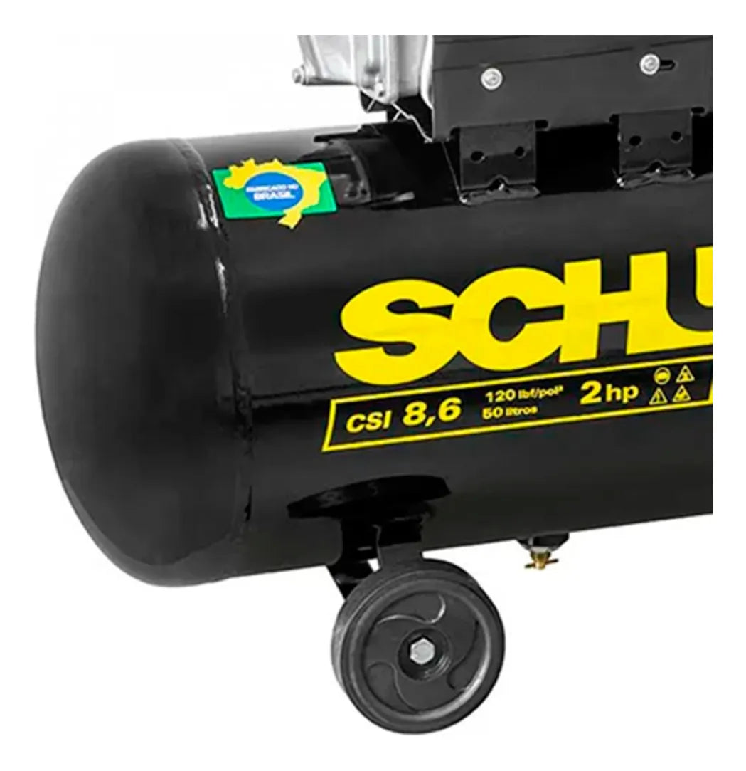 Motocompressor Pratiko CSI 8,6 50 Litros - 2HP - 220V Schulz
