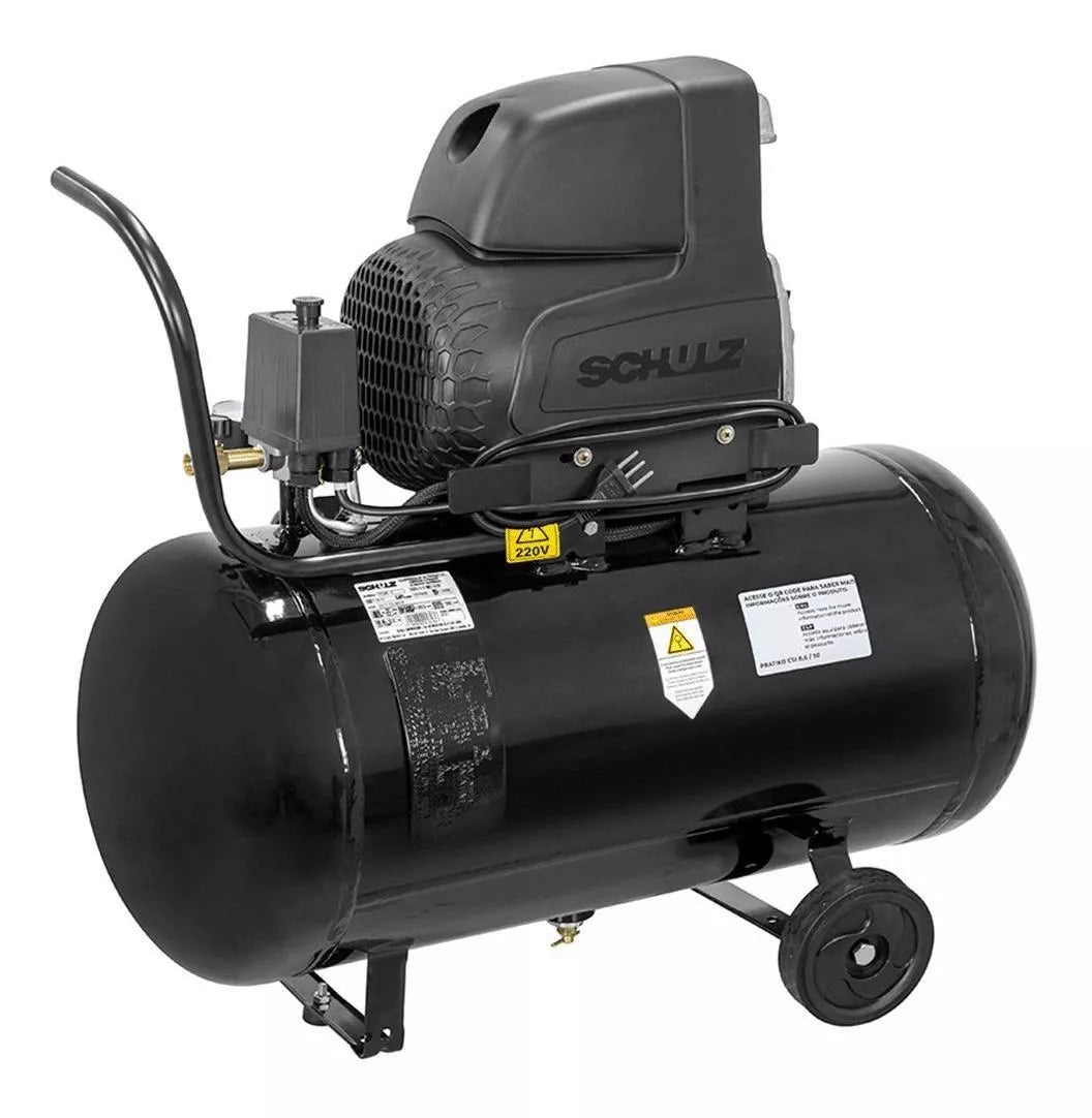 Motocompressor Pratiko CSI 8,6 50 Litros - 2HP - 220V Schulz