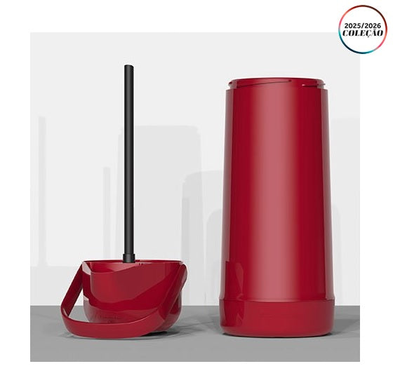 Garrafa Térmica Magic Pump 1Litro Vermelho Latino - Termolar