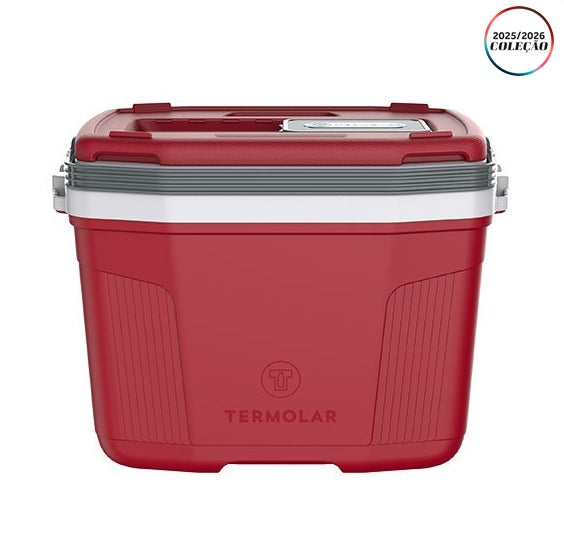 Caixa térmica 32 Litros Vermelho Latino - 58552 - Termolar