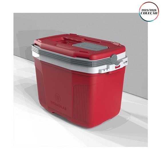 Caixa térmica 32 Litros Vermelho Latino - 58552 - Termolar