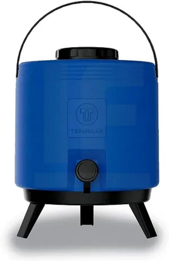 Botijão Térmico Maxitermo 8 Litros Azul Tech 55917 Termolar