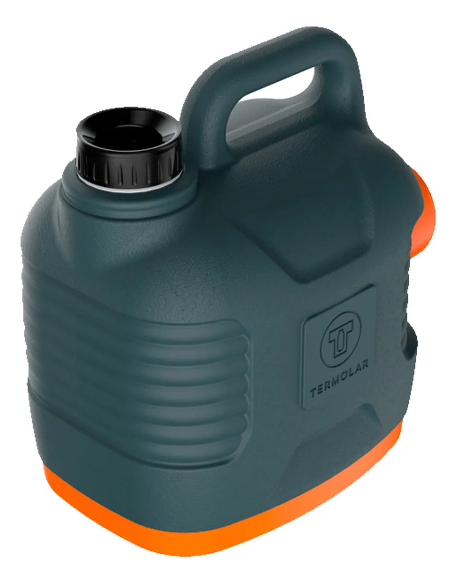 Kit 2 Garrafão Térmico Para Camping Supertermo 5 Litros Cor Cinza-escuro