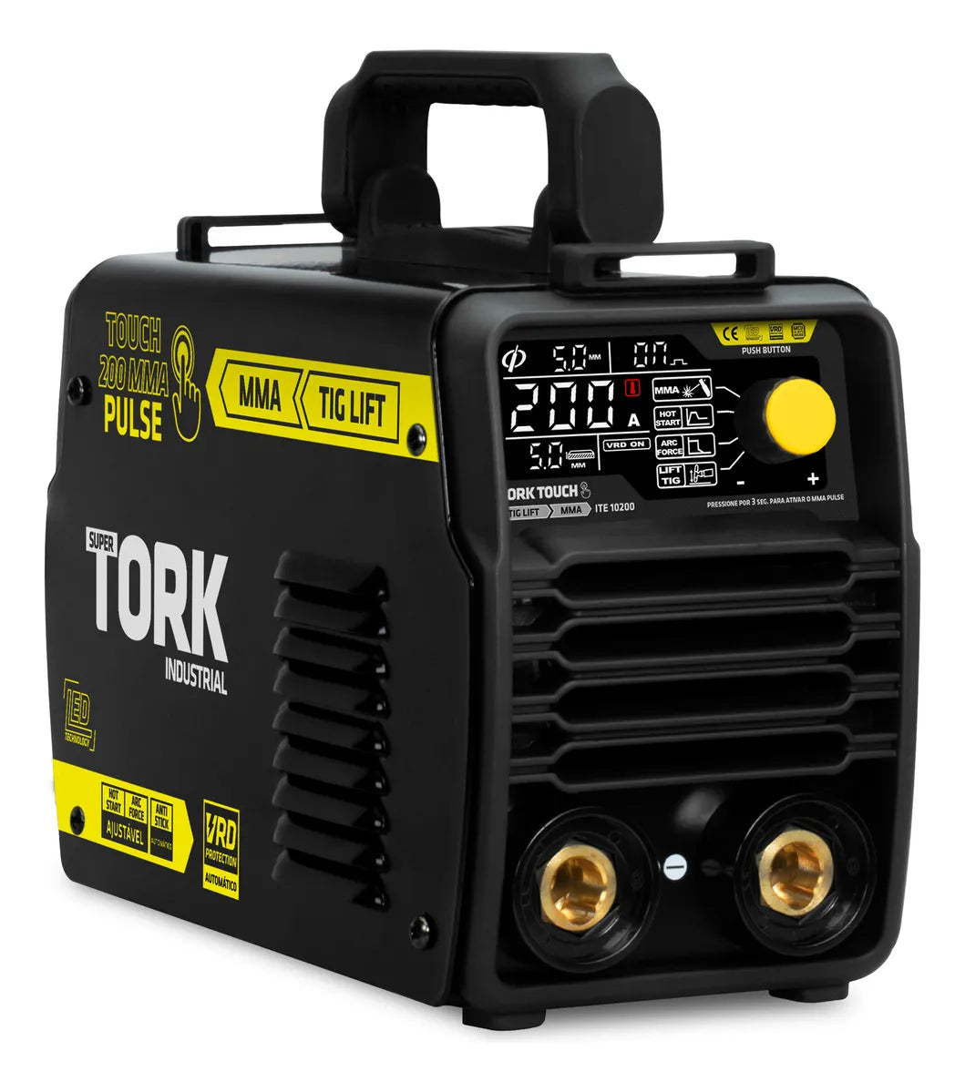 INVERSOR 200 AMPERES (TIG/ELETRODO) 220V ITE-10200-220V TORK