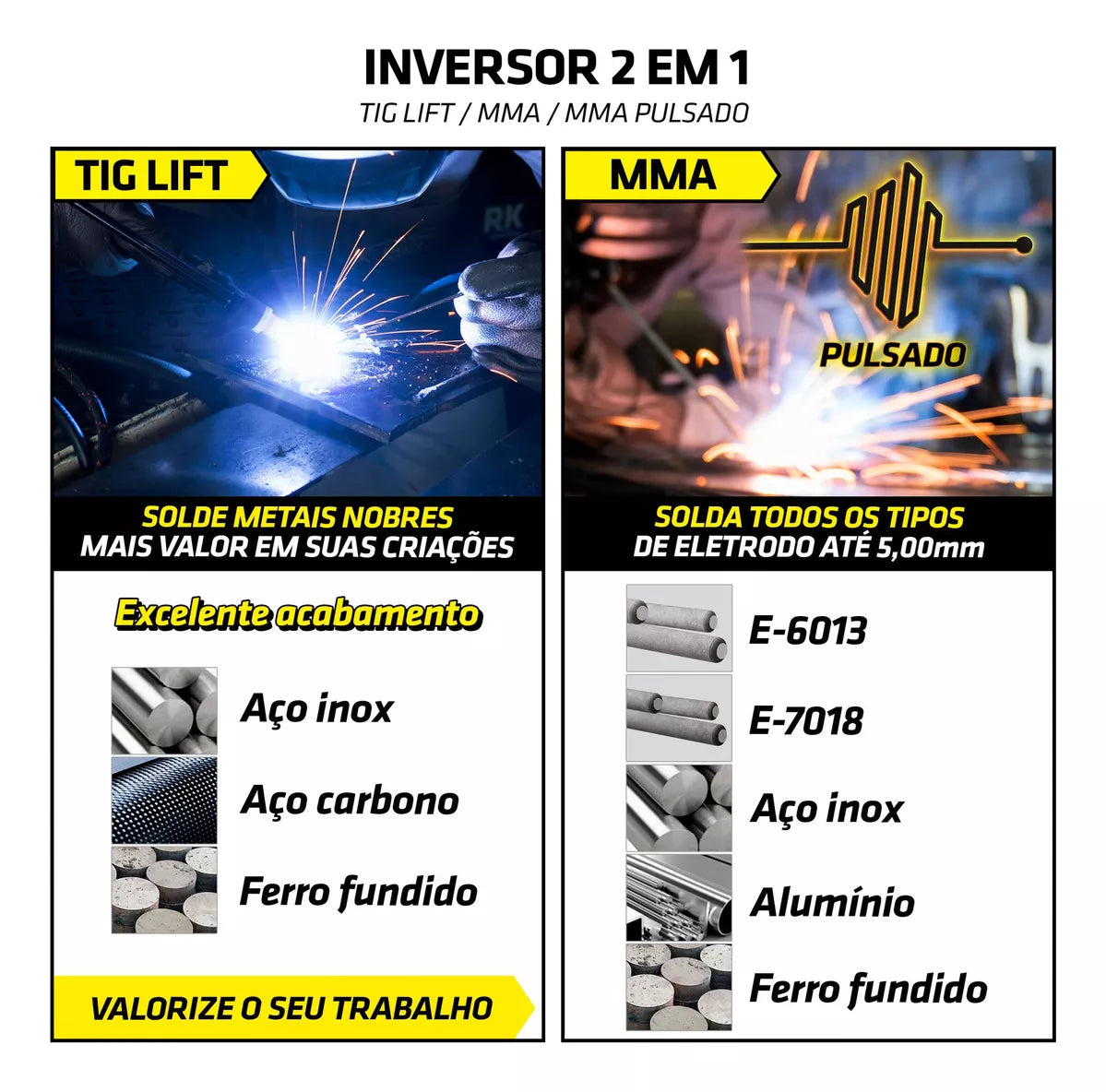 Máquina de solda Inversora Super Tork 200BV ITE-10200-BV