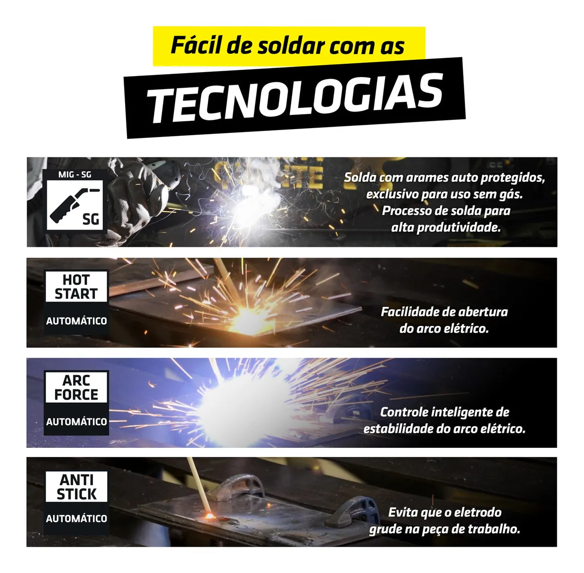 MAQUINA SOLDA 3 EM 1 160A 1/5 KGS IMETS-8160/5K-BV TORK