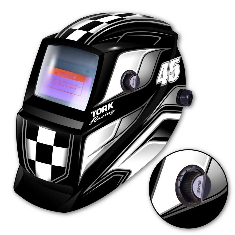 Máscara de Solda Tork Racing 4k com Esc. Aut. MTR-9045 Tork
