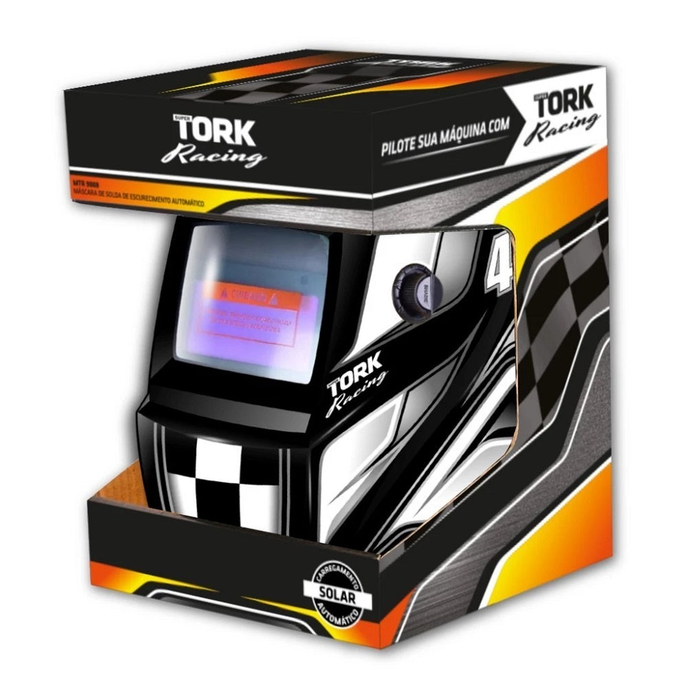 Máscara de Solda Tork Racing 4k com Esc. Aut. MTR-9045 Tork