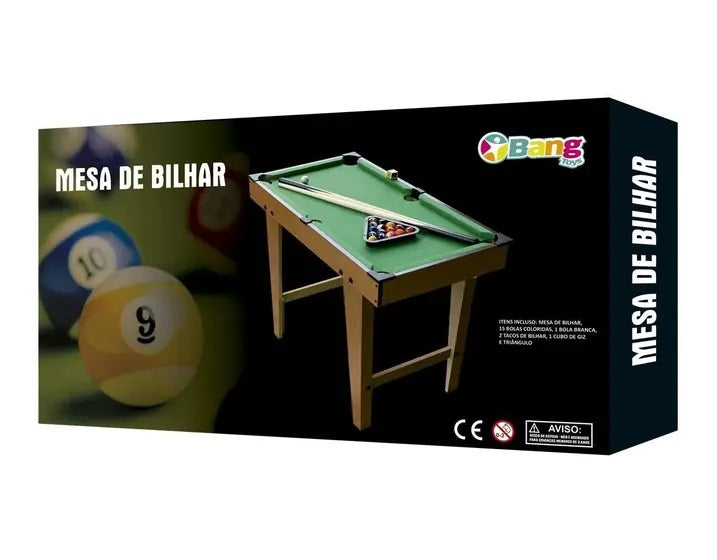 Mesa de Bilhar Infantil - Sinuca Infantil - Bang Toys