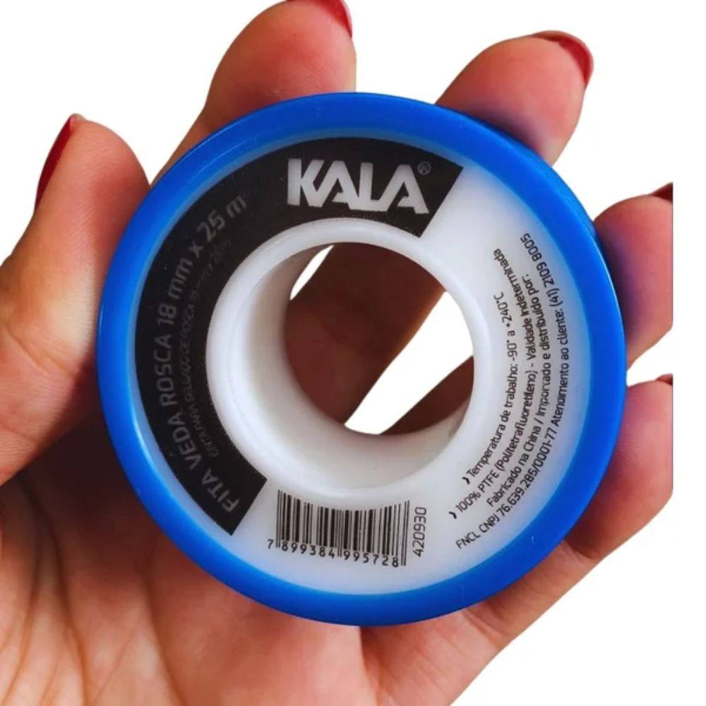 Fita Veda Rosca 18 mm X 25 M 420930 Kala