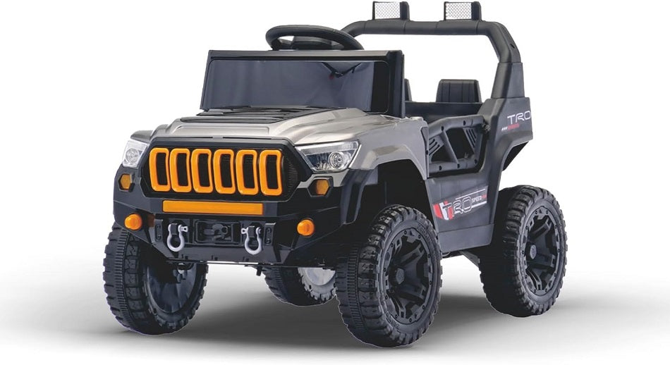 Carro Elétrico Infantil Jipe Titan XR 12V Cinza Bang Toys