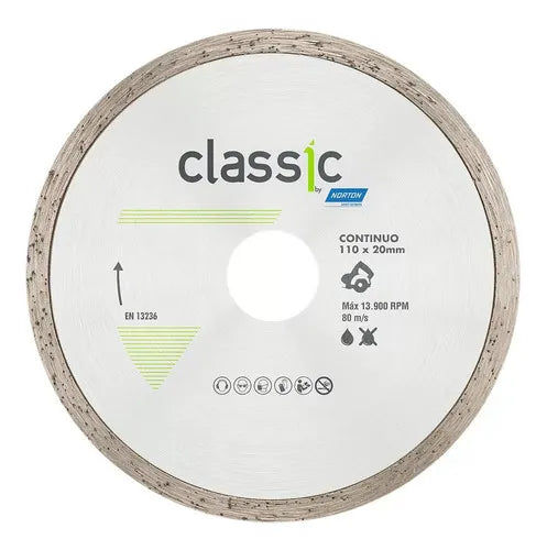 DISCO DIAM CONTINUO CLASSIC 110X20 NORTON