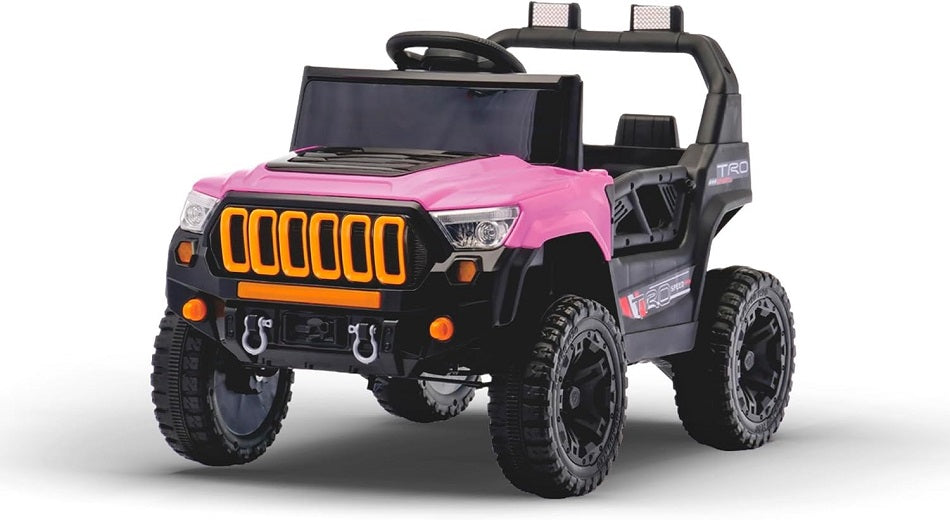 Carro Elétrico Infantil Jipe Titan XR 12V Branco Bang Toys