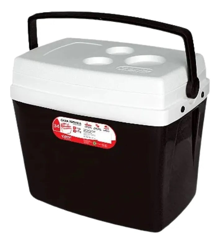Caixa Térmica 34 Litros - Preta - CXT0234 - Botafogo