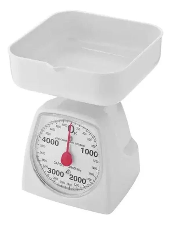 Balança Para Cozinha 5KG Mecânica Uso Doméstico 104205 Kala