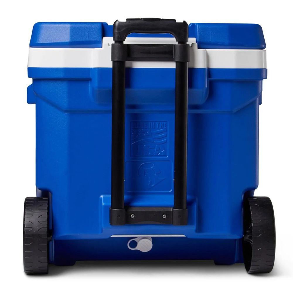 Caixa Térmica Cooler Ice Cube Azul Com Rodas 56L Igloo