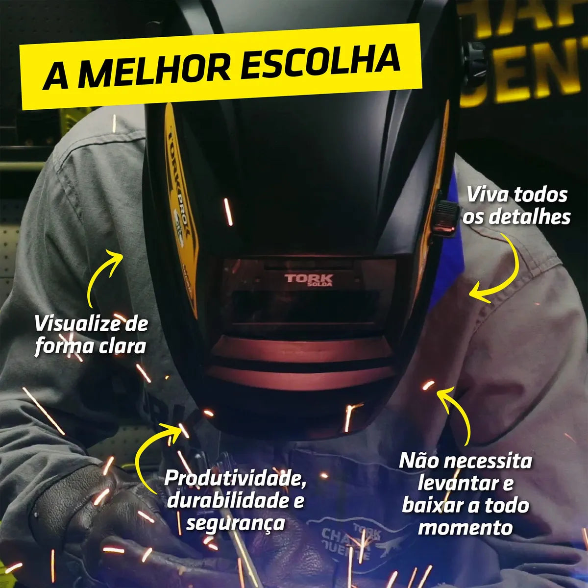 MASCARA DE SOLDA - MAK SOLAR COMB-701/2X12 TORK