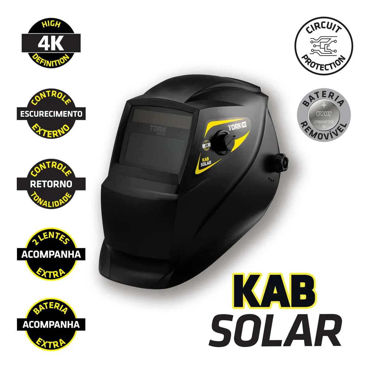 MASCARA DE SOLDA - KAB SOLAR COMB-901/2X12 TORK