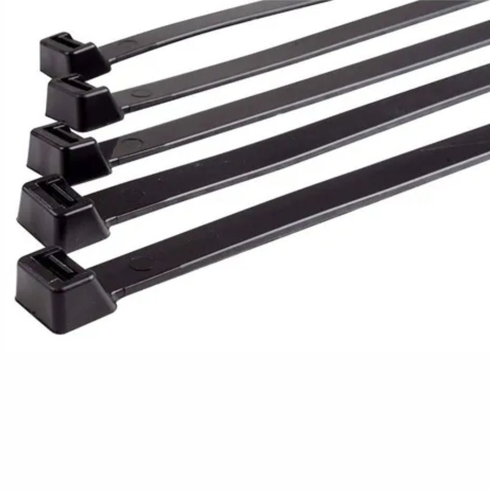 Abraçadeira Nylon Preta 4,8mm x 200mm x 100 Unidades Kala