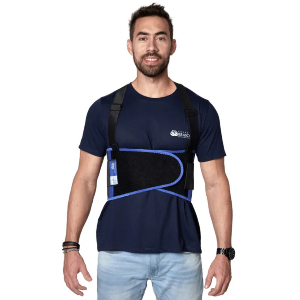 Cinto Ergonômico Preto c/ Detalhe Refletivo G 3378 BrasCamp