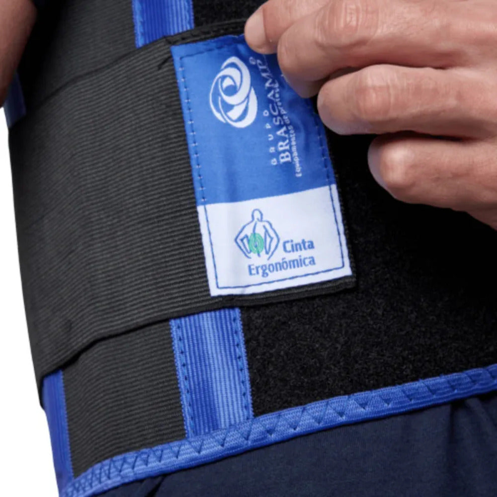 Cinto Ergonômico Preto c/ Detalhe Refletivo G 3378 BrasCamp