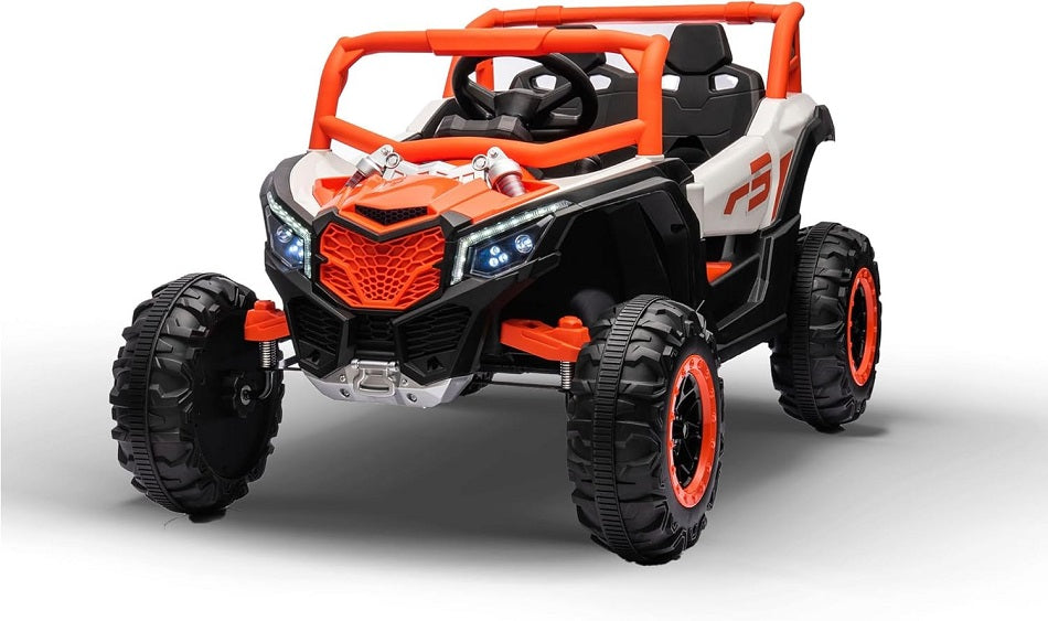Carro Elétrico Infantil UTV Pulse XR7 12V Laranja Bang Toys