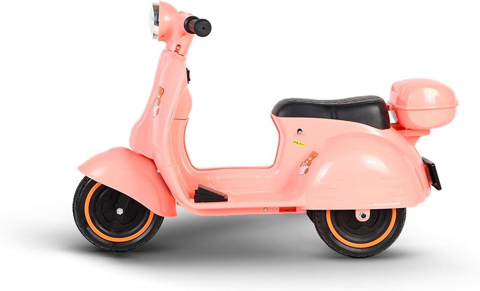 Moto Elétrica Infantil Scooter Cubi Joy 6v Rosa - Bang Toys