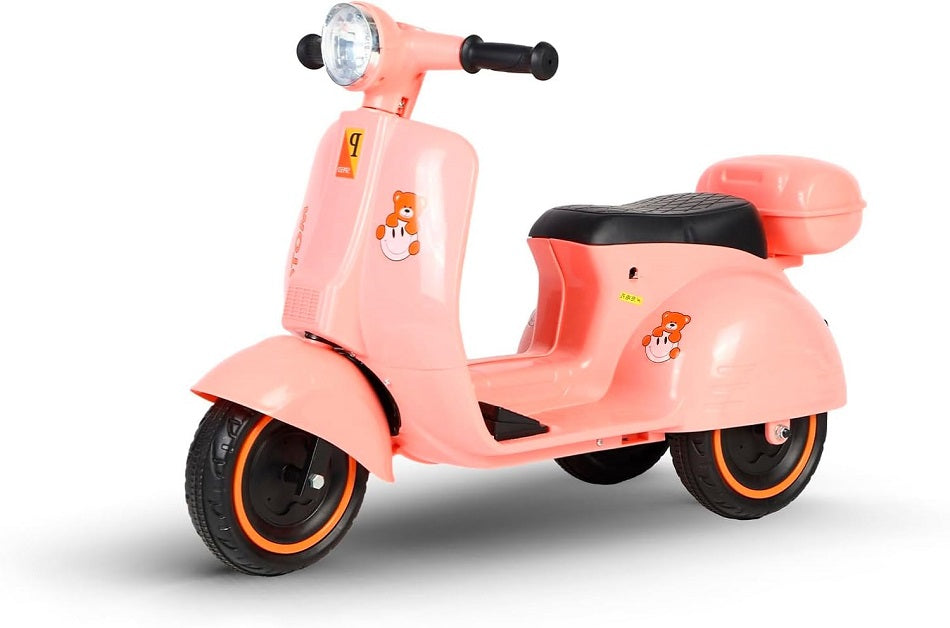 Moto Elétrica Infantil Scooter Cubi Joy 6v Rosa - Bang Toys