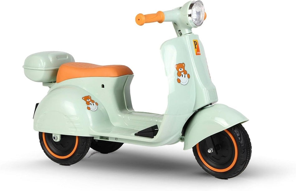 Moto Elétrica Infantil Scooter Cubi Joy 6v Verde - Bang Toys