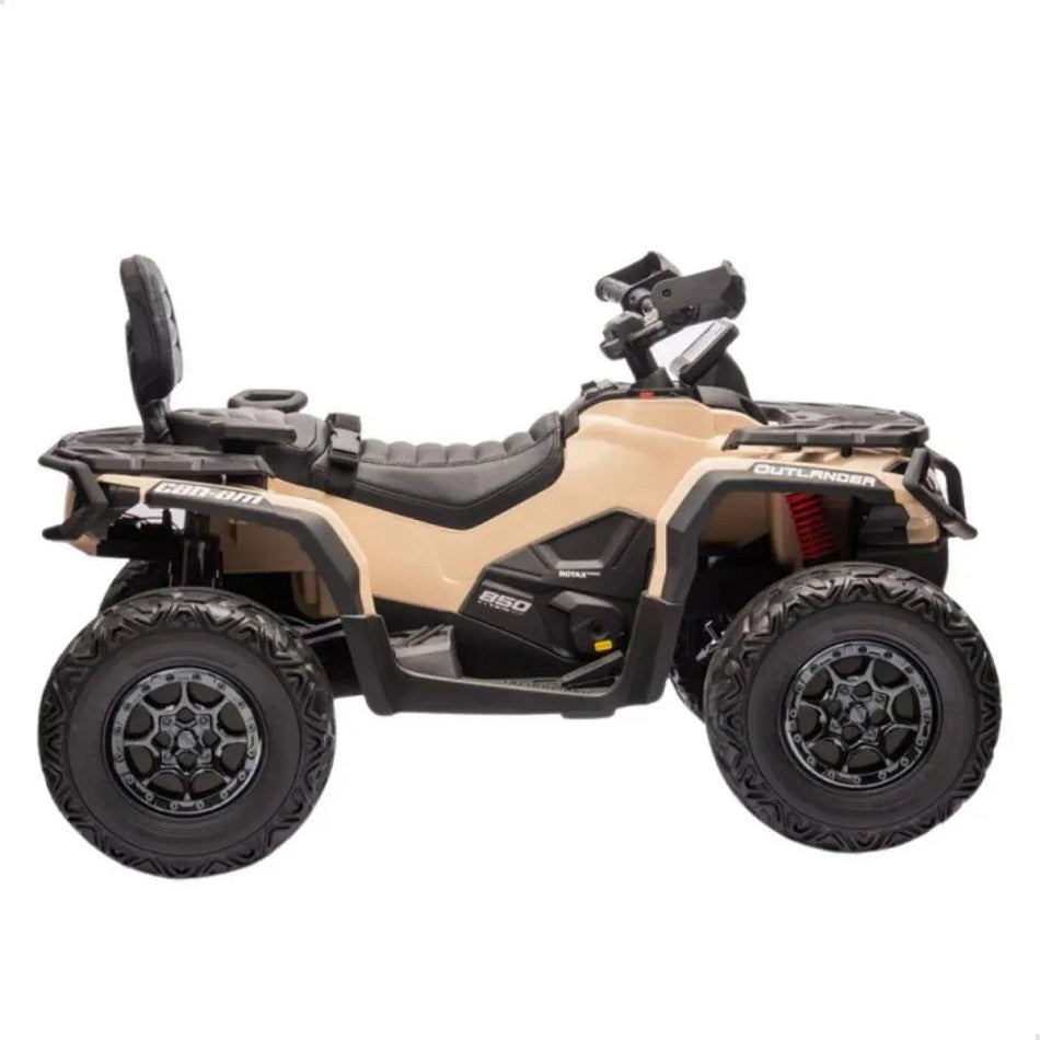 Quadriciclo Infantil Elétrico Can-Am Outlander 24V - Caqui