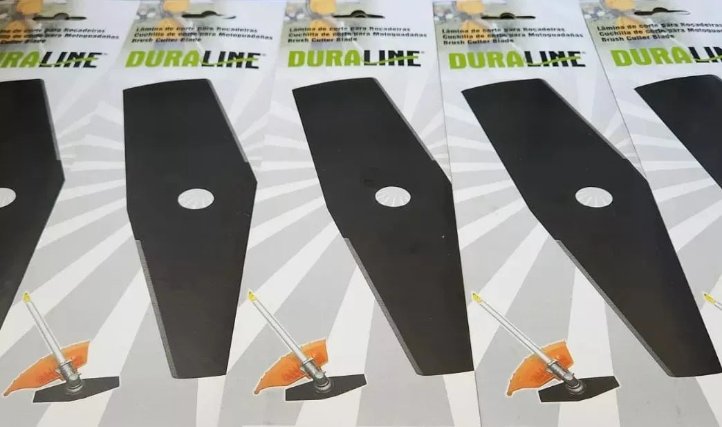 Kit 10 Lâminas 2 Pontas Para Roçadeira Duraline