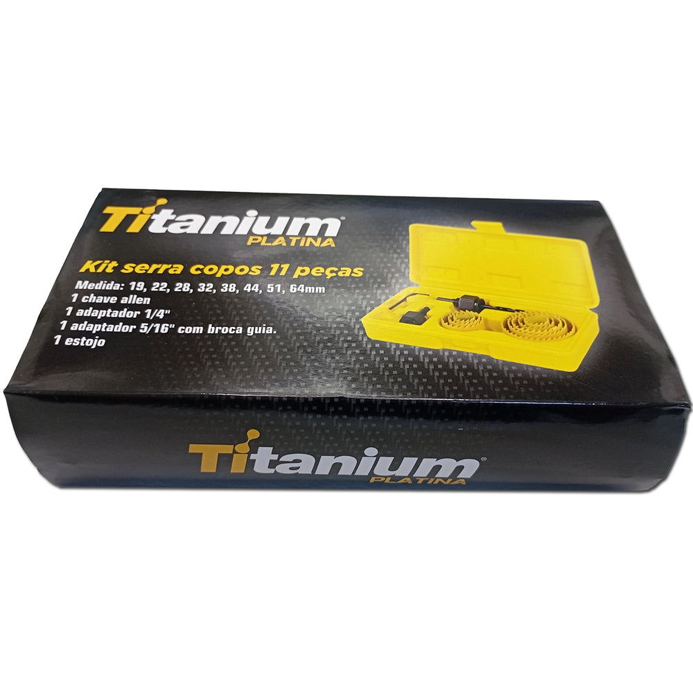 Kit Jogo de Serra Copo 11 Peças 04580 Titanium