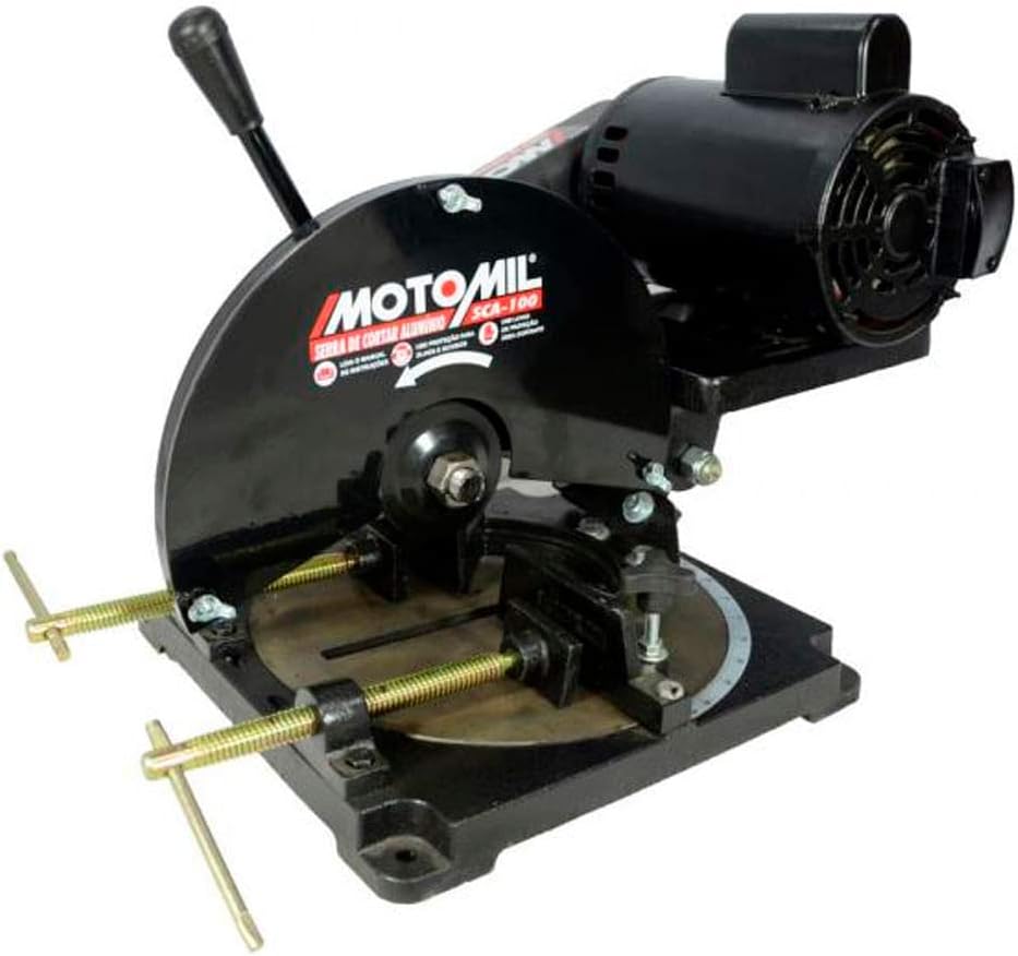 Serra Cortar Alumínio Mono 1,0HP - SCA-100M C/Chave Motomil