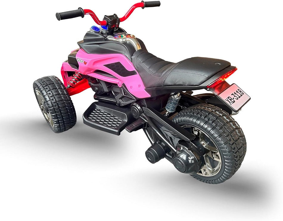 Quadriciclo Elétrico Infantil Tank 12V Rosa 10651 Bang Toys
