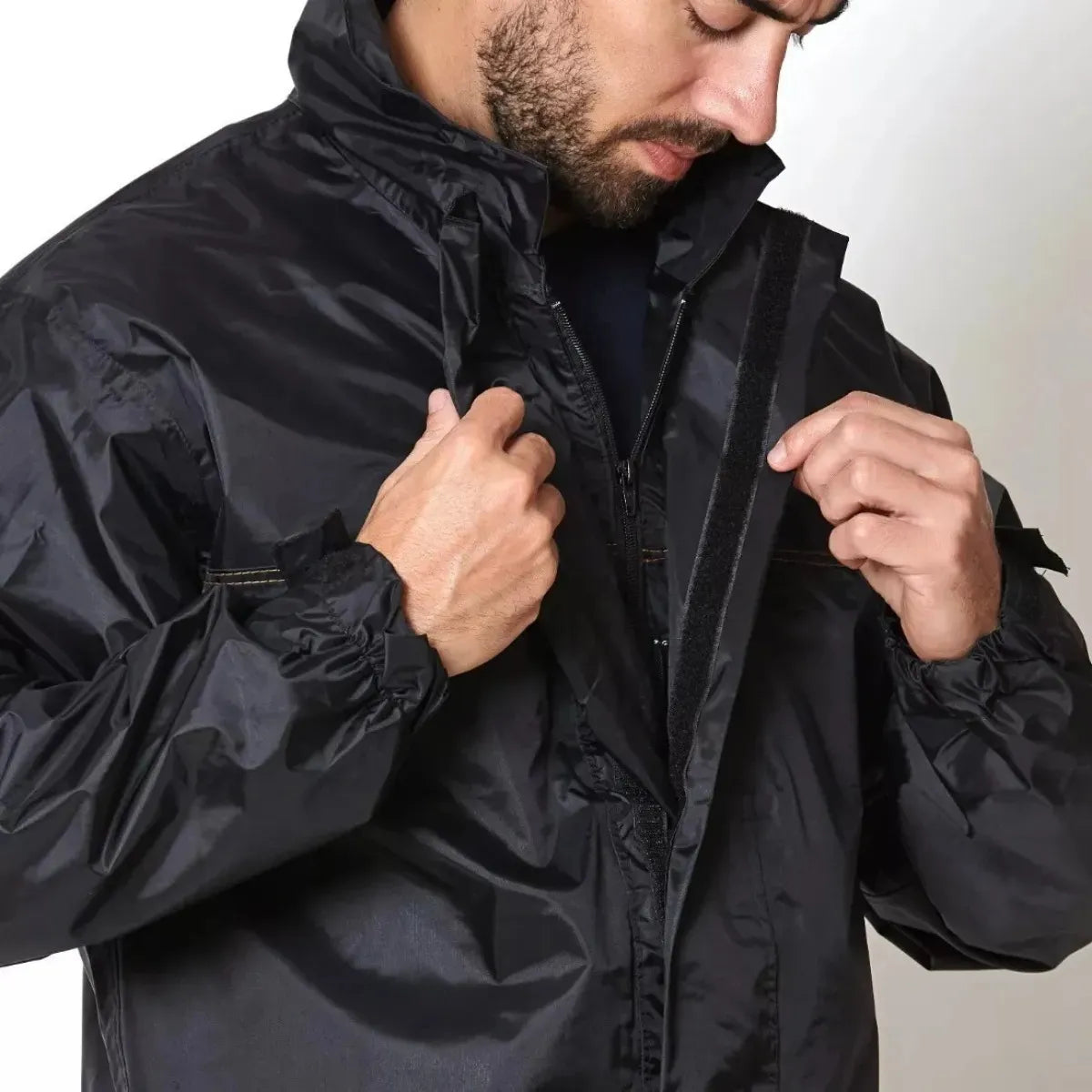 Conjunto Motoqueiro Capa De Chuva De Nylon Impermeável Tam.G