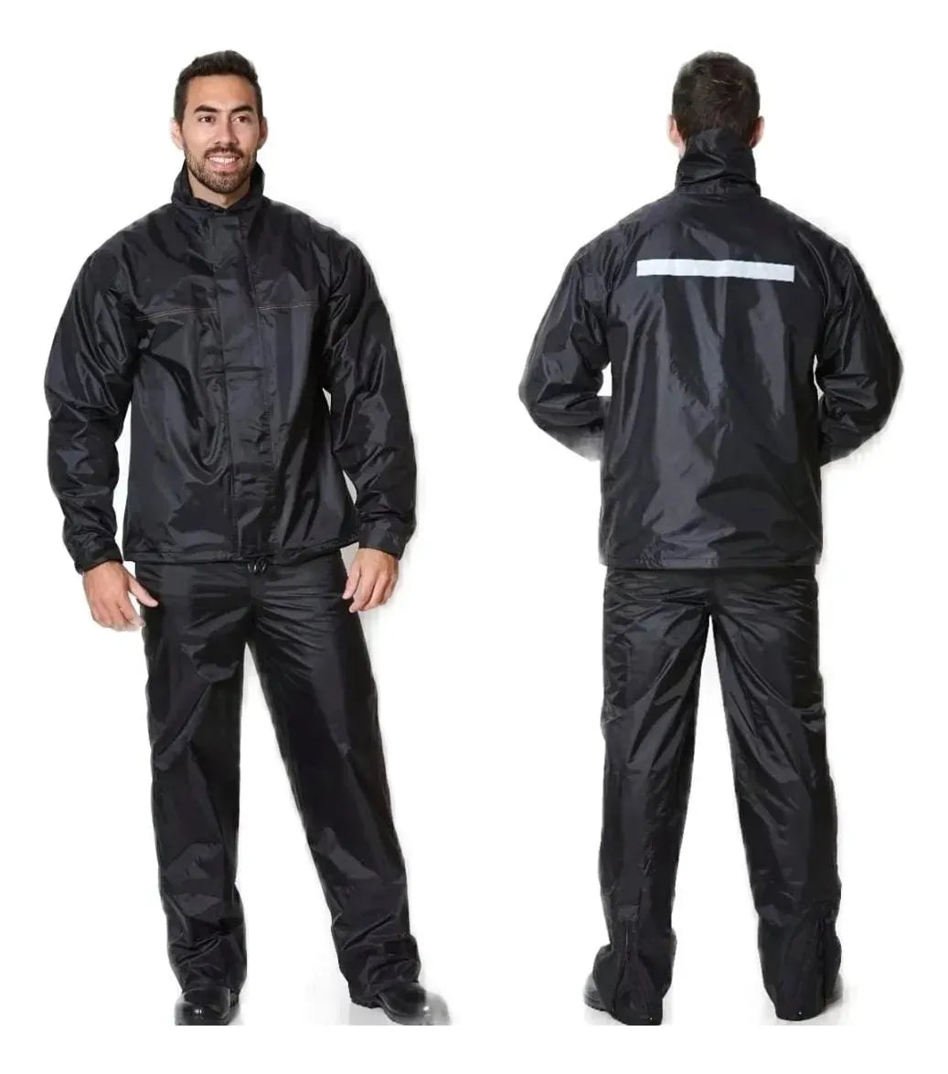 Conjunto Motoqueiro Capa Chuva De Nylon Impermeável Tam.EXG