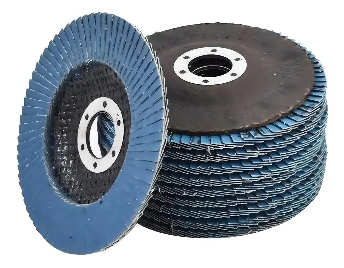 Kit com 20 Discos Flap 4 1/2x7/8 60 Graos - Titanium