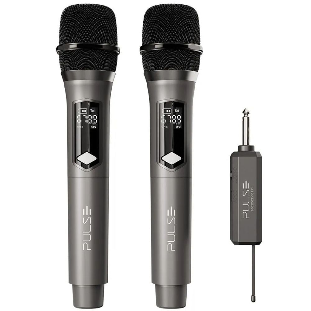 Kit 2 Microfones Pulse Pro sem Fio + Receptor SP801