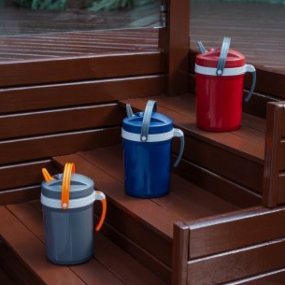 Caixa Térmica 20L + Jarra Térmica Fliptop 2,5L Azul Tech Termolar