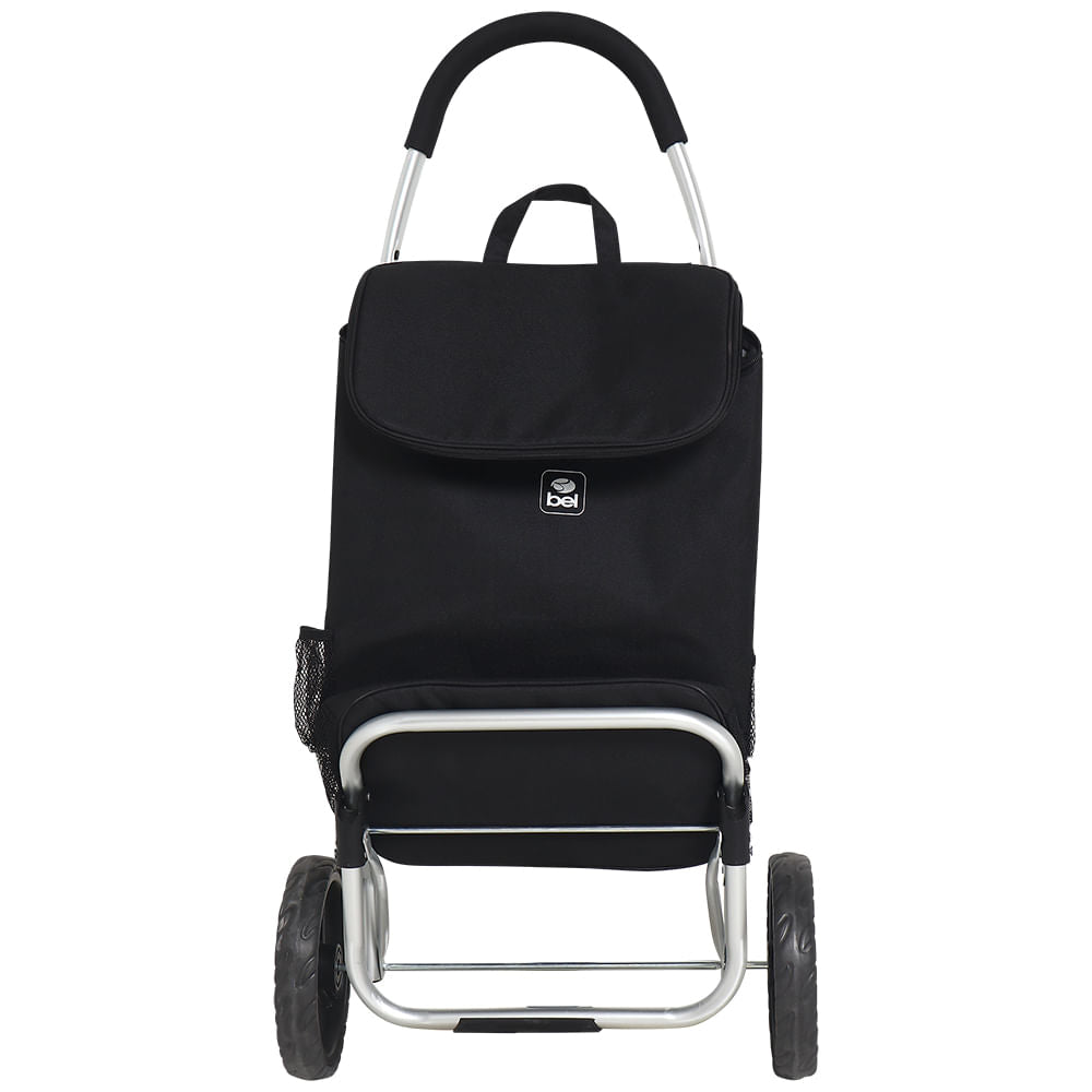 Carrinho Bolsa Térmica Com Rodinhas Preto Bel