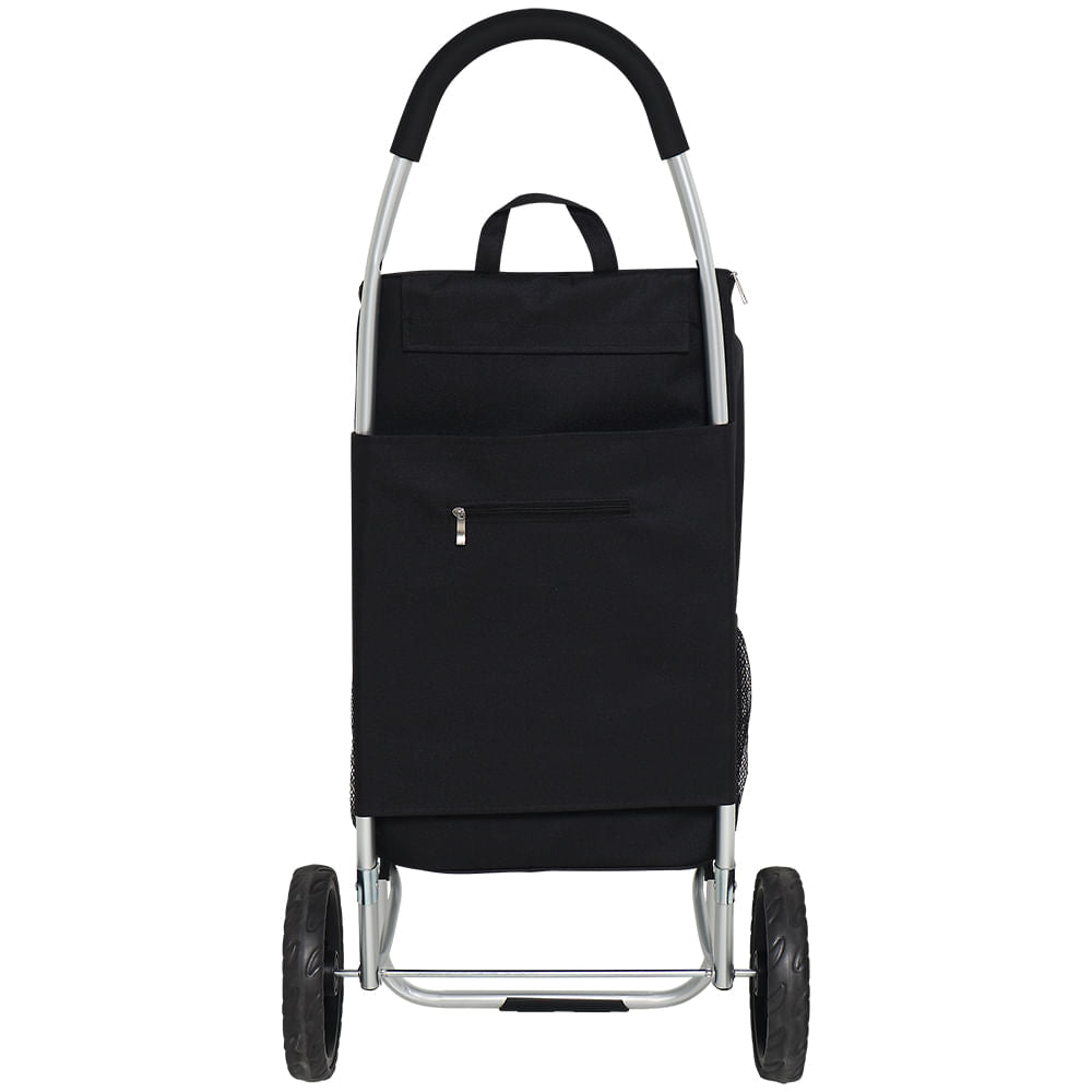 Carrinho Bolsa Térmica Com Rodinhas Preto Bel