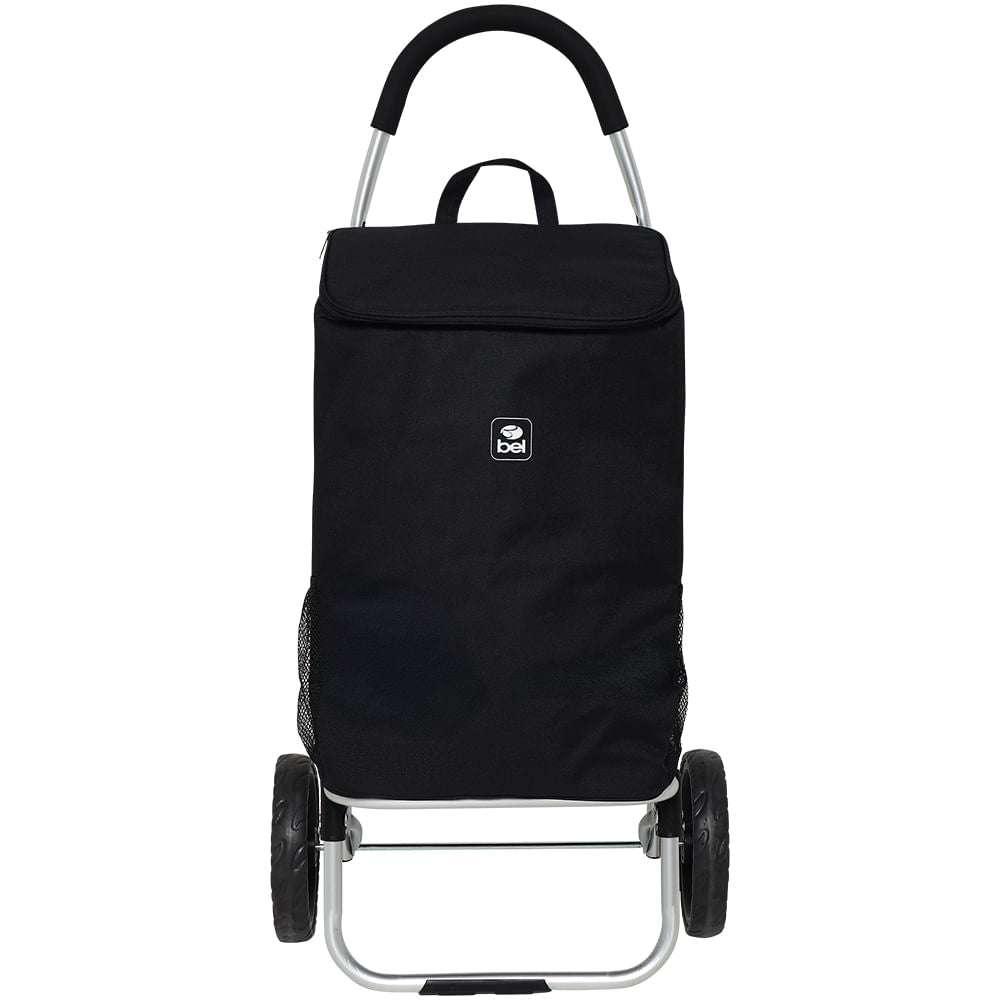 Carrinho Bolsa Térmica Com Rodinhas Preto Bel
