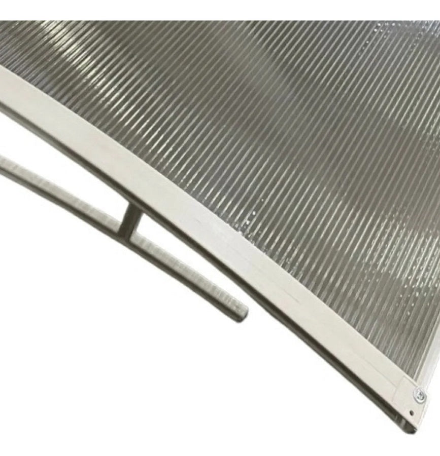 Toldo Policarbonato 200X70CM Branco e Translucido