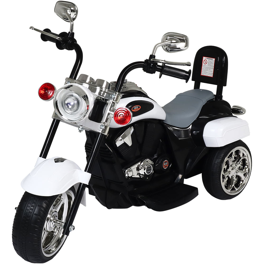 Moto Elétrica Infantil 3 Rodas TR 1501 6V Cinza Bel