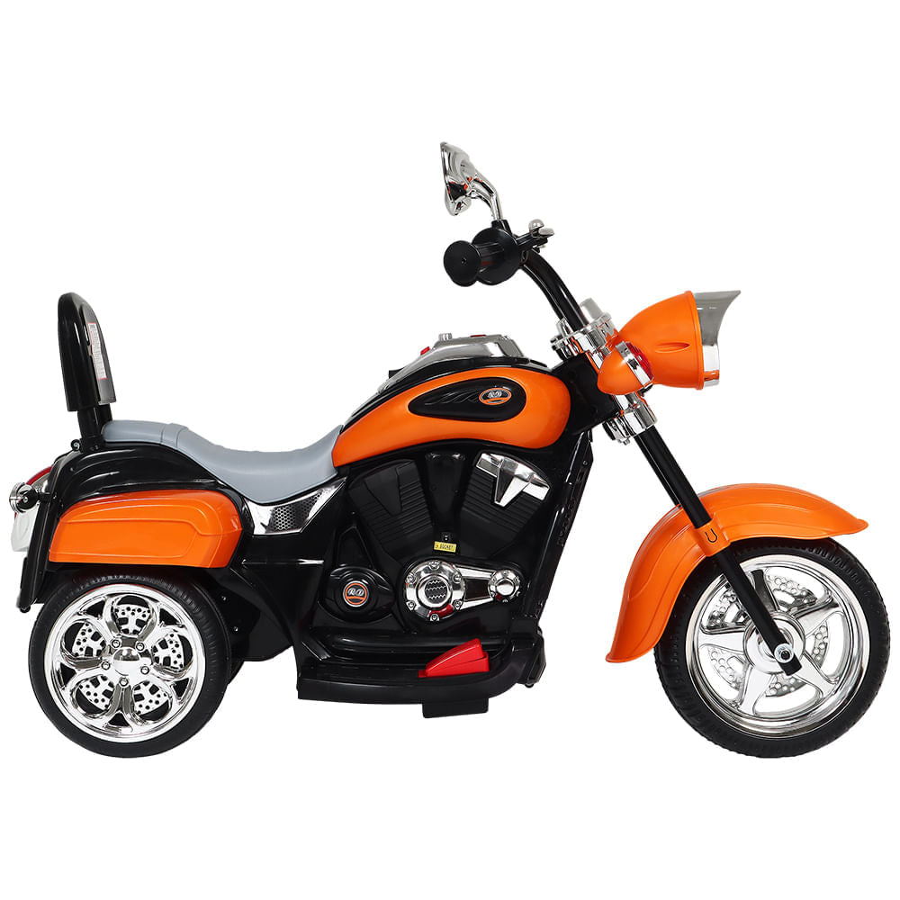 Moto Elétrica Infantil 3 Rodas TR 1501 6V Laranja Bel