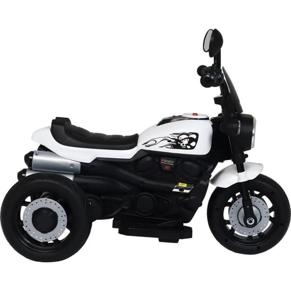 Moto Elétrica Infantil Freeway King 3 Rodas 6V Branca Bel