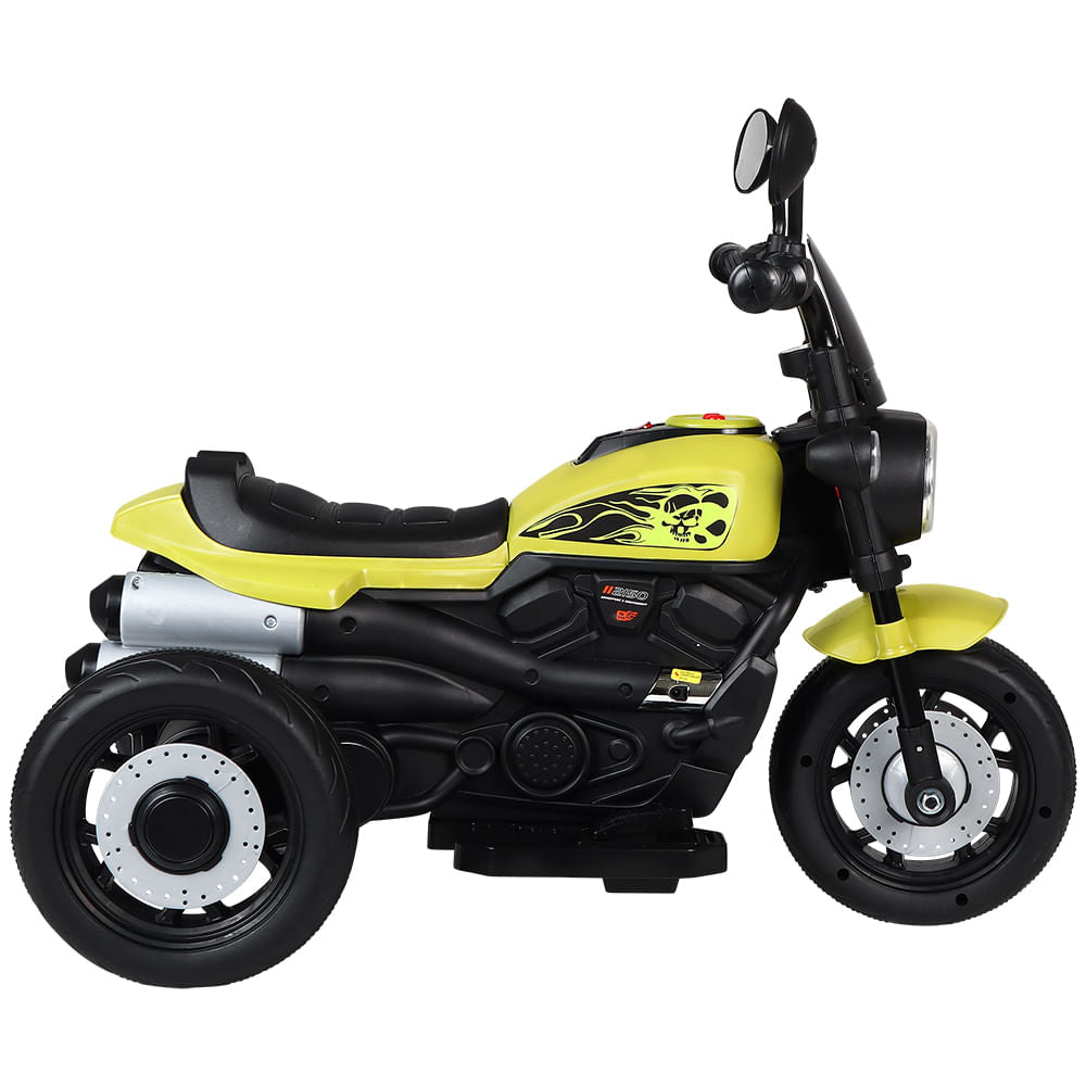 Moto Elétrica Infantil Freeway King 3 Rodas 6V Verde Bel