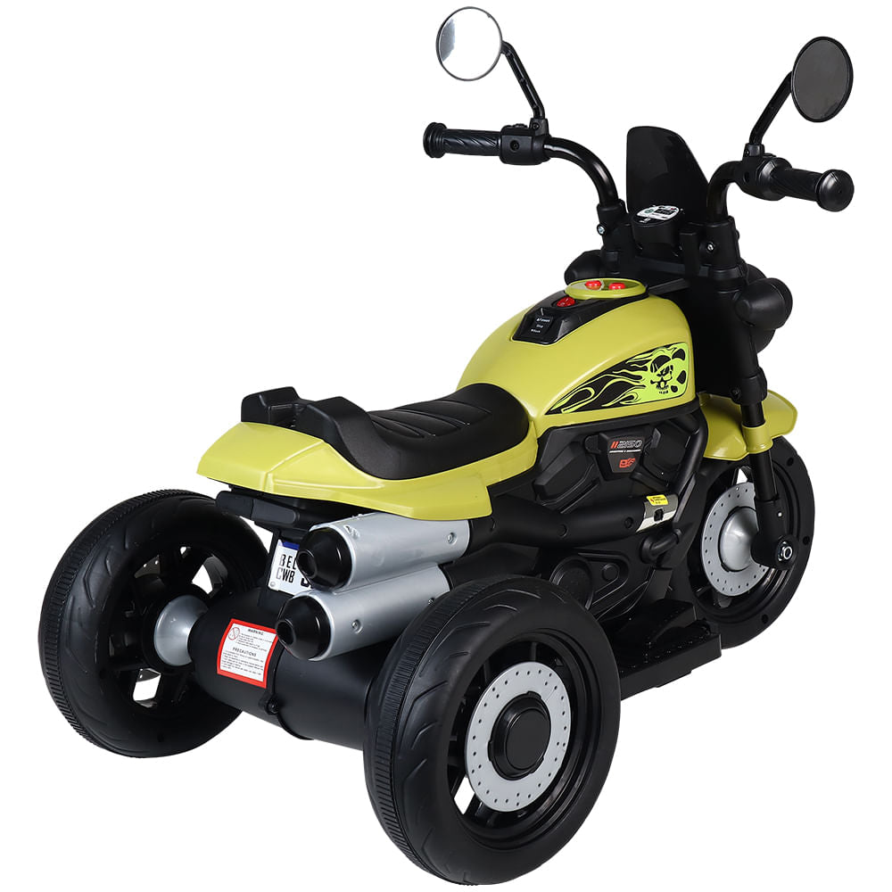 Moto Elétrica Infantil Freeway King 3 Rodas 6V Verde Bel