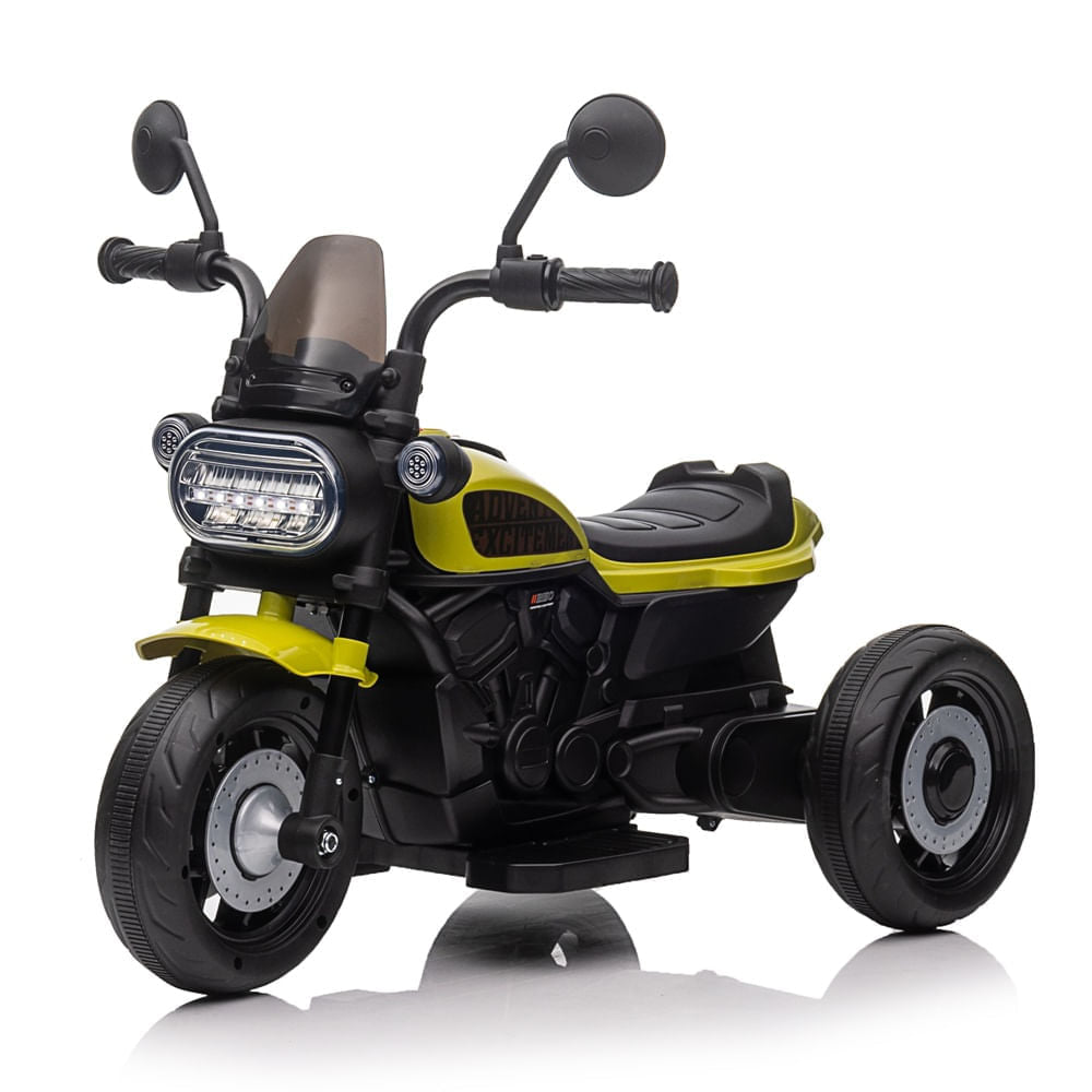 Moto Elétrica Infantil Freeway King 3 Rodas 6V Verde Bel