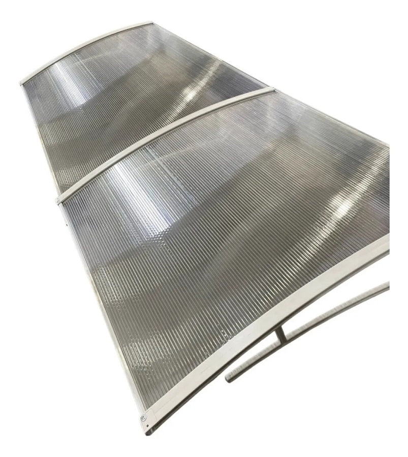 Toldo Policarbonato 100X70CM Branco e Translucido